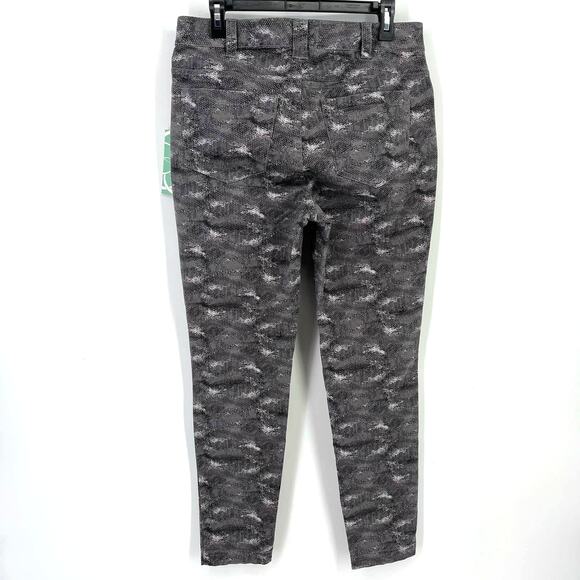 Aventura Blake Camouflage Print Skinny Ankle Pants Womens Size 8 Brushed Nickel - Picture 7 of 9
